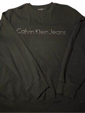 Calvin Klein Jeans Men’s Large Black Crewneck